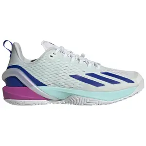Adidas Men's White/Blue Adizero Cybersonic Sneakers, ID8562 (No Box)