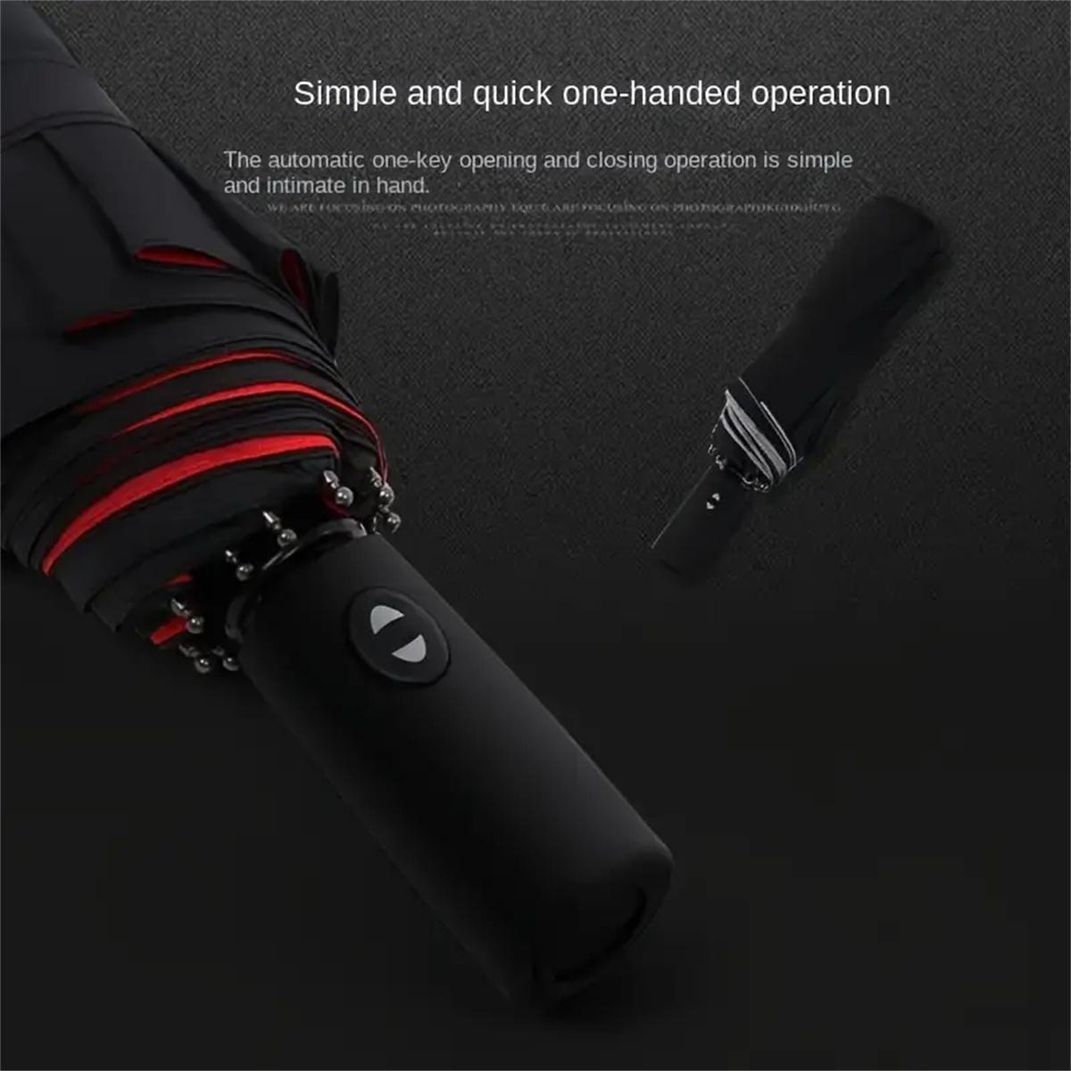 Double Layer Umbrella Fully Automatic Rain Windproof Automatic Folding Umbrellas Men Women Sun Protection And UV Umbrella