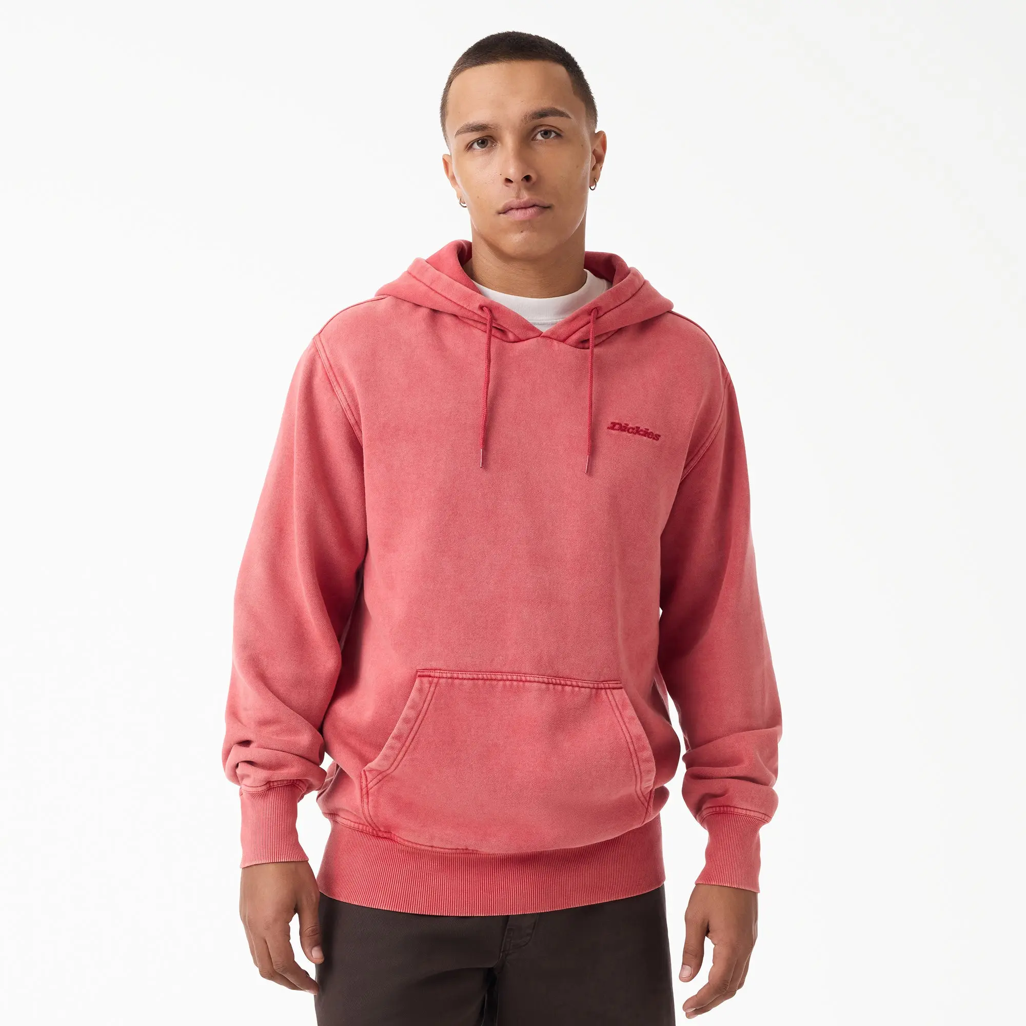 Dickies Plentywood Hoodie, Kangaroo Pocket, Subtle Chest Logo Embroidery, Adjustable Drawstring Hood