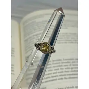 Citrine Sterling Silver Ring | Us Size 6