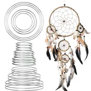 24Pcs Metal Rings for Crafts | Rings, Macrame Hoops for Floral Macrame Wall Hanging, Bag Handles, Christmas Adornments