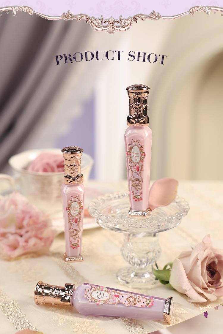 Flower Knows Violet Strawberry Rococo Collection Glowy Lip Gloss, lipstick, makeup,glossy, blurring lips, weightless, dealsforyoudays