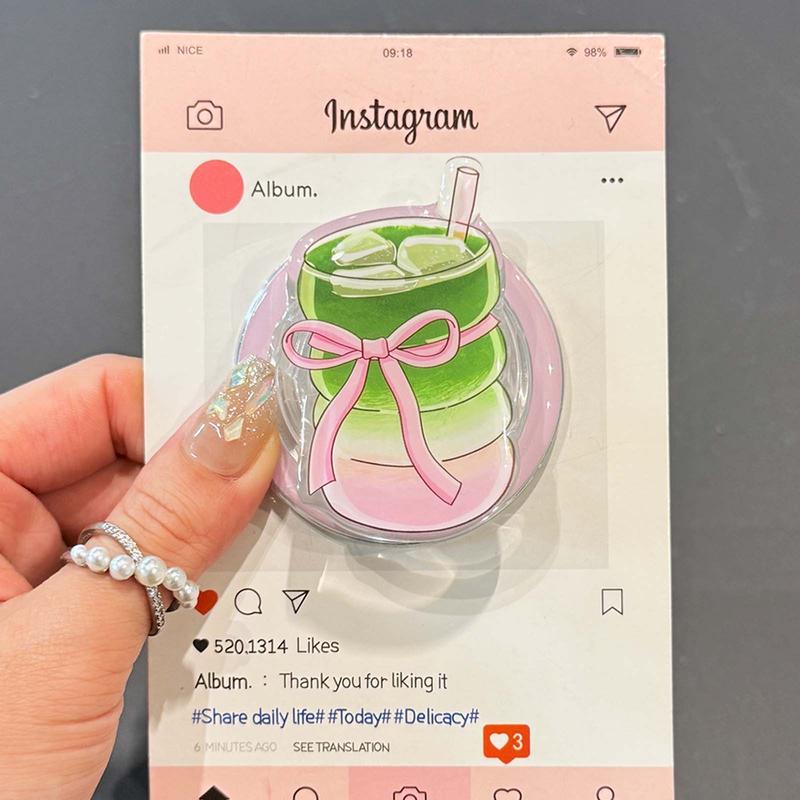 Collapsible Phone Stand with Flower Shape  Multi Functional Stand Holder with Expanding Design for Smartphone Tablet Cell Phone Accessory Magnetic