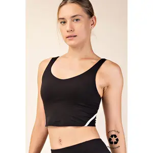 RECYCLED BUTTER V-NECK TANK TOP BY RAE MODE