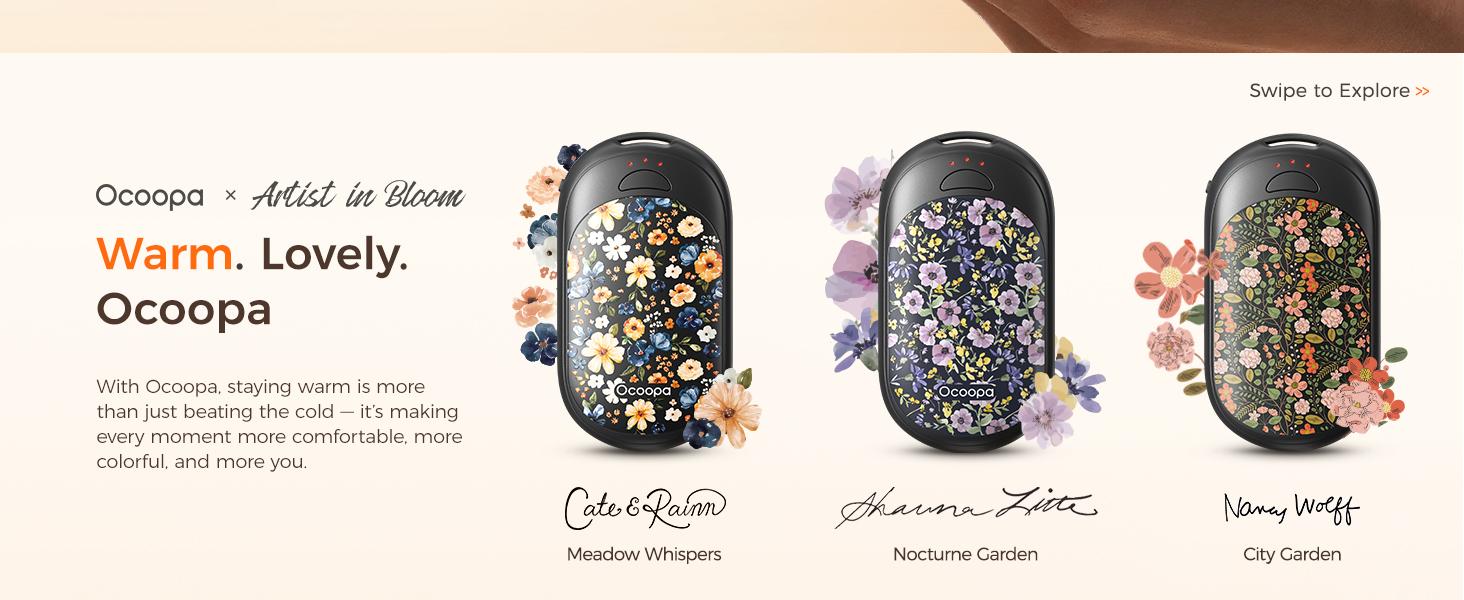 Ocoopa Magnetic Hand Warmers Rechargeable 2 Pack Electric Handwarmers Smart Heating UL Certified 3 Settings Portable Heater Ultra Slim Pocket Hunting Essentials Gifts for Christmas Men UT3 Lite TikTokShopBlackFriday - Maximum Convenience