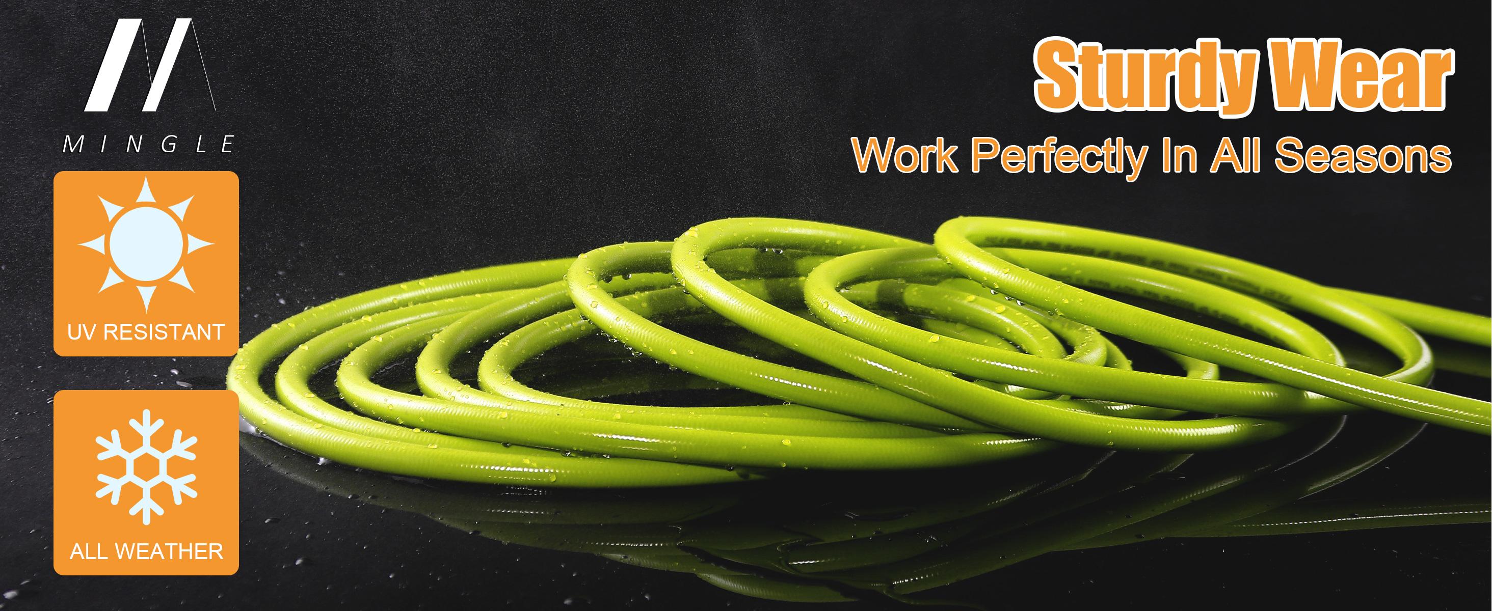 M MINGLE Pressure Washer Hose 50 FT x 1/4" - Replacement Power Wash Hose with Quick Connect Kits - High Pressure Hose with M22 14mm Fittings - 3600PSI, ChristmasGift M MINGLE Pressure Washer Hose 50 FT x 1/4" - Replacement Power Wash Hose with Quick Connect Kits - High Pressure Hose with M22 14mm Fittings - 3600PSI, ChristmasGift