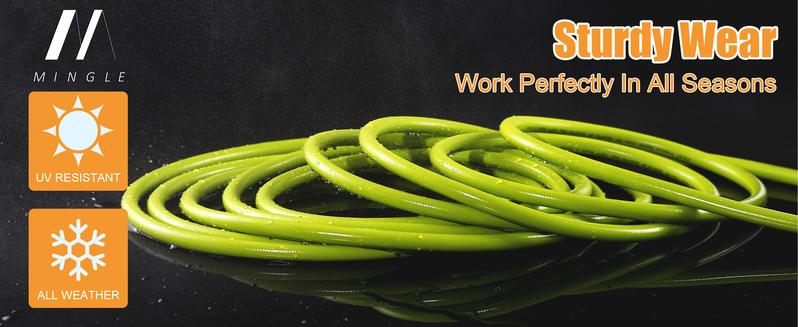 M MINGLE Pressure Washer Hose 50 FT x 1/4" - Replacement Power Wash Hose with Quick Connect Kits - High Pressure Hose with M22 14mm Fittings - 3600PSI, ChristmasGift