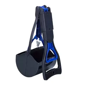 Pooper Scooper for Dog Jaw Clamp Heavy Duty Long Handle Poop Scooper for Dog Puppy Cat Waste Picker Pet Cleaning Shovel Tools NONE