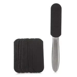 Professional Foot File - Callus Care: Reusable handle with 10 filing pads