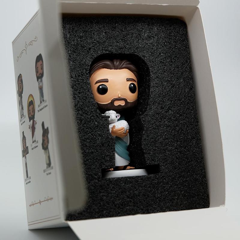 Jesus Figurine Cute Mini Christian Desk Decor & Religious Gift Decoration (5 Styles)