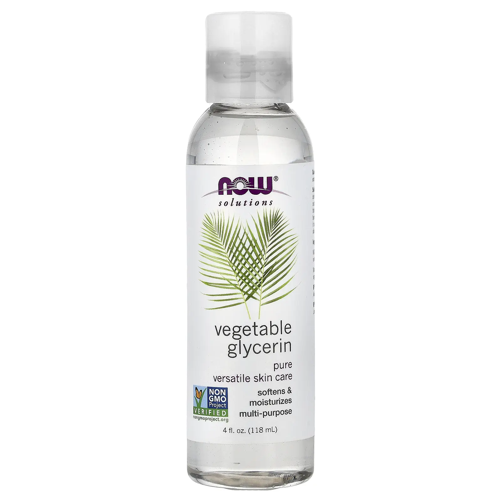 NOW Foods Vegetable Glycerin, 4 fl oz (118 ml)