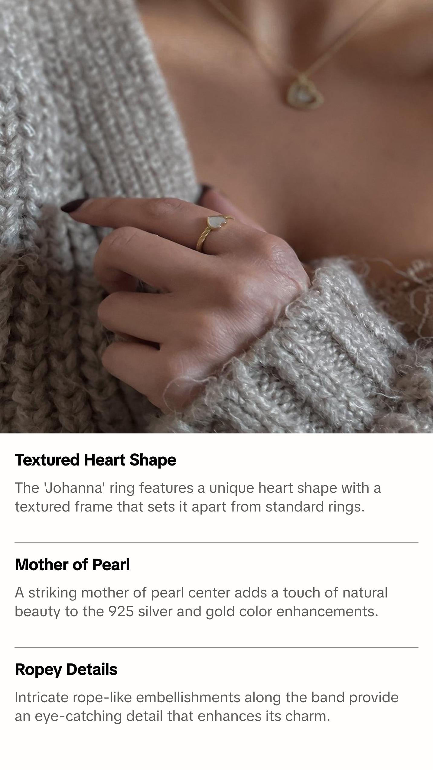 JOHANNA RING (925 SILVER)