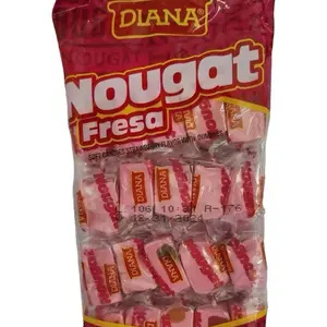 3 Bolsas de Diana Nougat Fresa 5.61Oz