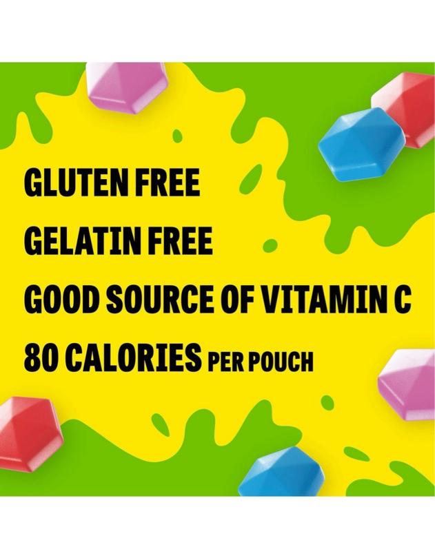 Gushers Strawberry & Tropical Variety Pack 0.8 oz - 42 Pouches of Fun and Colorful Treats, Good Source of Vitamin C, Gluten Free, Gelatin Free addict