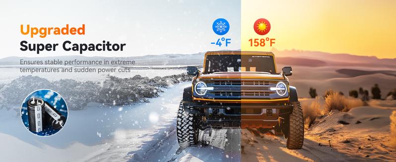 WOLFBOX G900 Tripro Bumper Version 3 4K Mirror Dash Cam with STARVIS 2 IMX678 Night Vision 5.8GHz WiFi Voice Control 256GB Card GPS Included Automotive Dashcam TikTokShopHolidayHaul