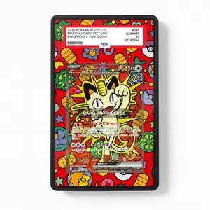 Meowth SIR SAR Nihil Zero Perfect Order Pokemon Graded Display Case, Extended Art, Extended Display Case,Extended Art Case PSA Graded Guard Case / Magnetic Case / Screws Case