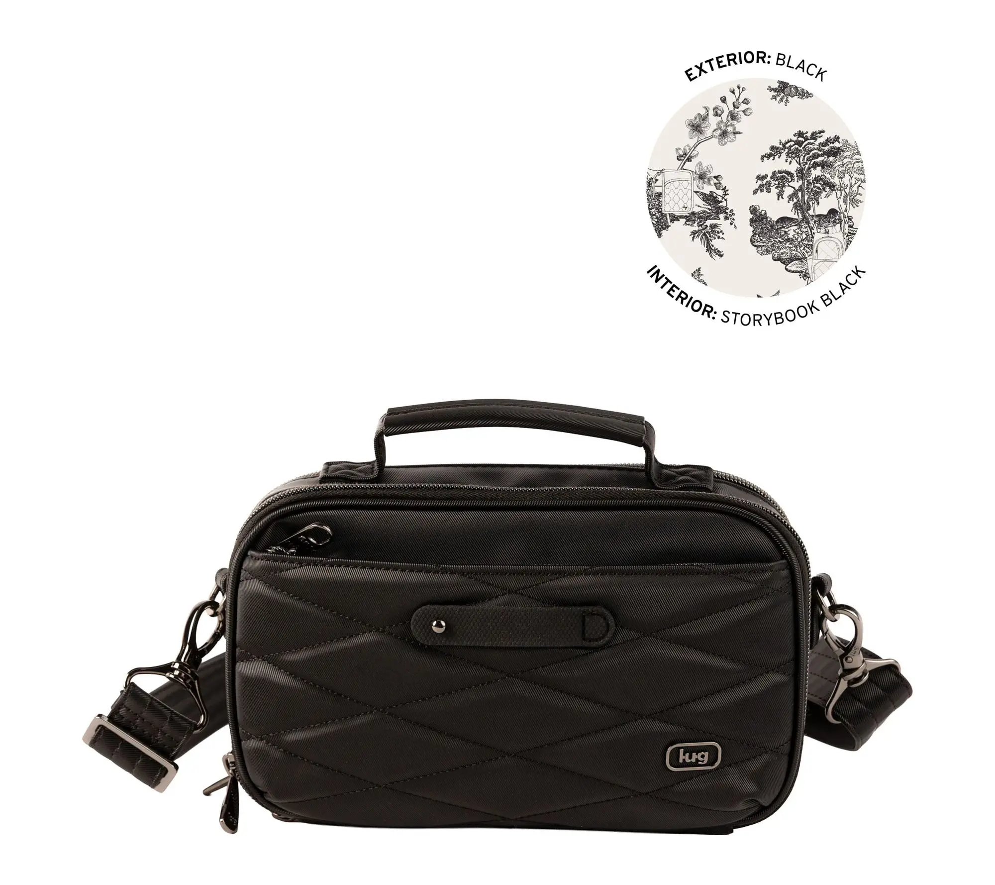 Lug Legacy Crossbody Satin Luxe with RFID - Roundabout