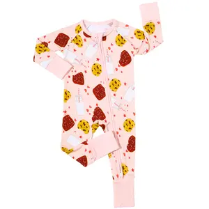 Bamboo Baby Convertible Footie Pajama Zipper Pajamas for Baby Boys & Girls Sleep & Play Footed Romper 0-2 Years Baby in Spring Summer Fall Winter Season