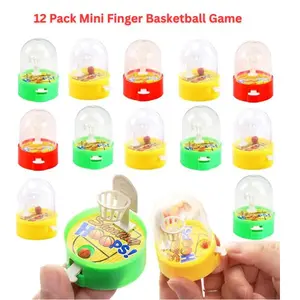 12 Pack Mini Finger Basketball Game – Desk Toy for Kids | Basketball Party Favors, Classroom Rewards, Carnival Prizes | Easter Basket Stuffers & Easter Gift