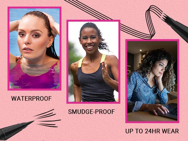 iMethod Eyebrow Pencil, Hair-like Eyebrow Pen, 2-in-1 Waterproof Brow Pen with 4 Tip, with Dual-ended Eyebrow Brush, Cosmetic Makeup