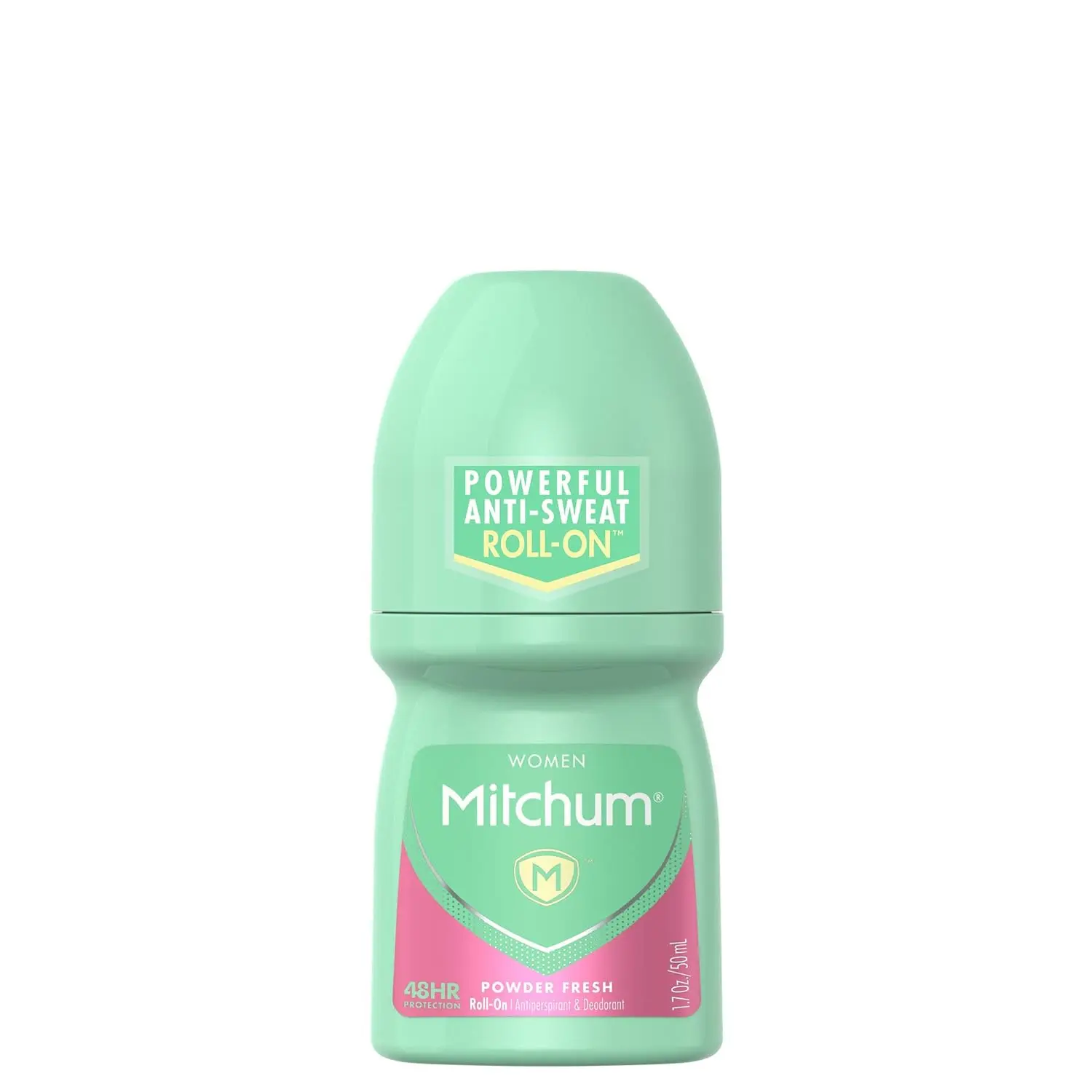 Mitchum Women Roll-On Antiperspirant Deodorant, Powder Fresh, 1.7oz.