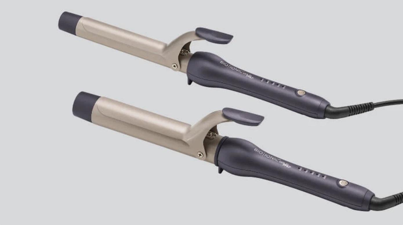 BIO IONIC OFFICIAL: GoldPro Curling Iron - Hair Curler for Defined Curls, Hydrated Hair, Prevents Frizz, Easy To Use Long Barrel Iron For Consistent Shiny Curls, with Adjustable Heat, Auto Shut-off, For All Hair Types