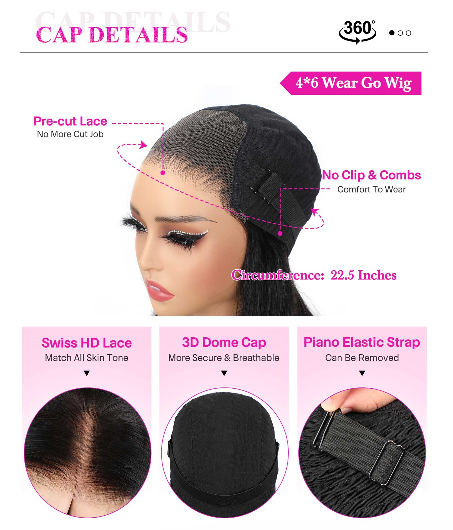 Vshow Blonde Body Wave Hair Wear Go Glueless Human Hair Wigs 4x6 Pre-cut HD Lace Wigs For Women Vshow Blonde Body Wave Hair Wear Go Glueless Human Hair Wigs 4x6 Pre-cut HD Lace Wigs For Women