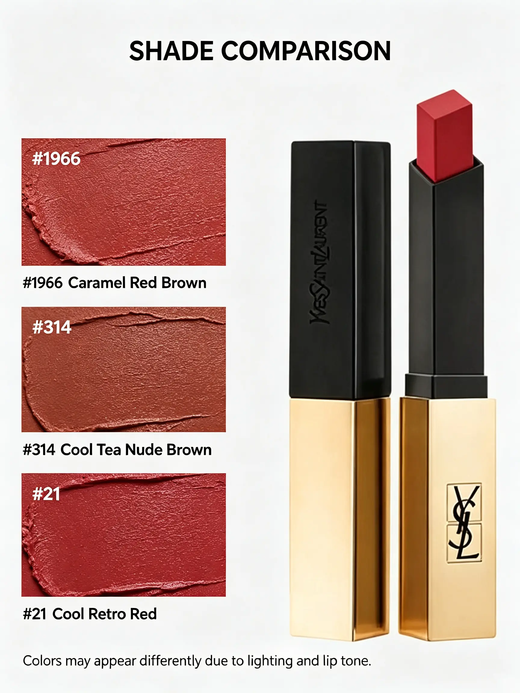YSL Rouge Pur Couture The Slim Matte Lipstick