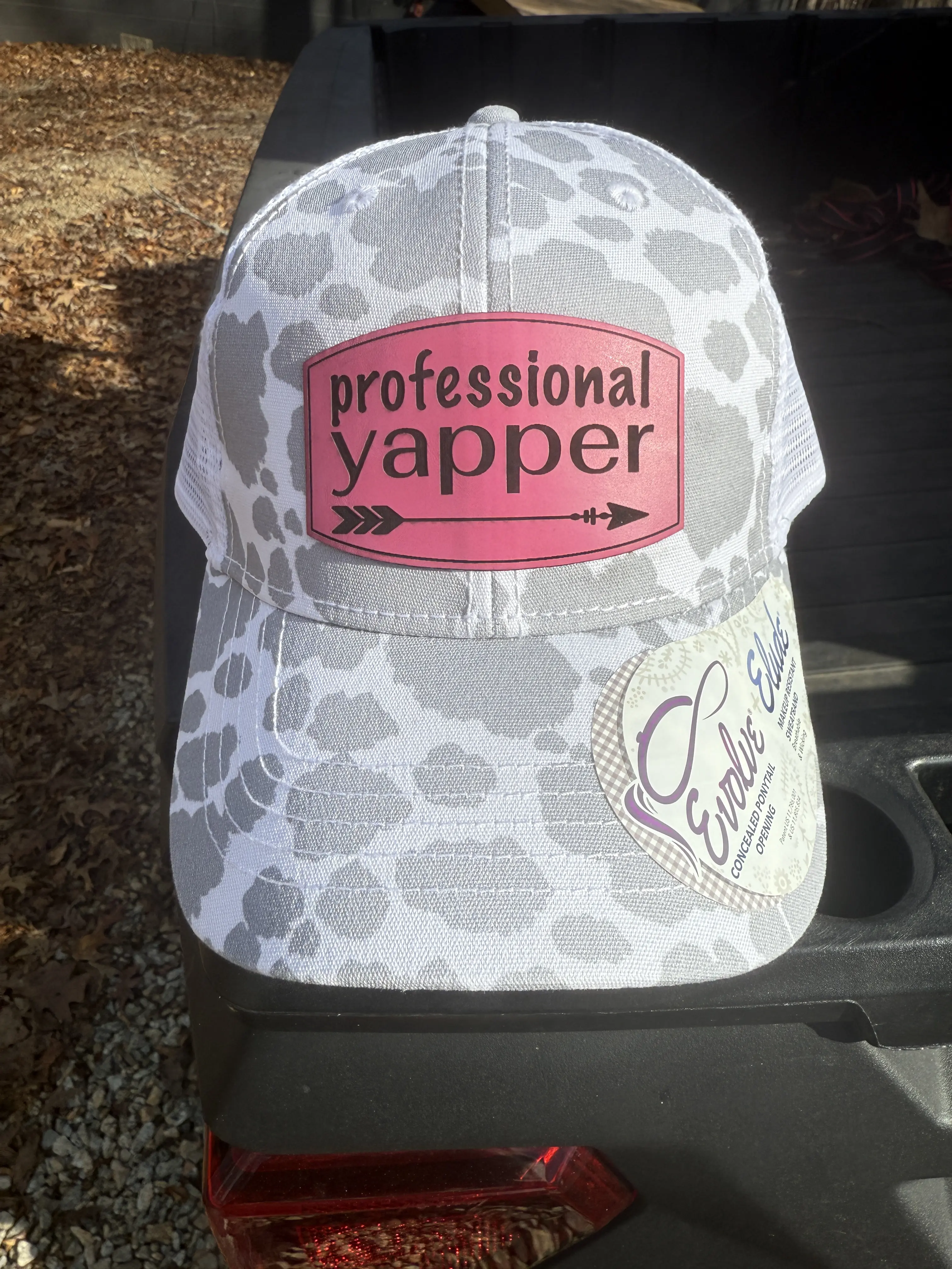 Professional Yapper hat, ponytail hat