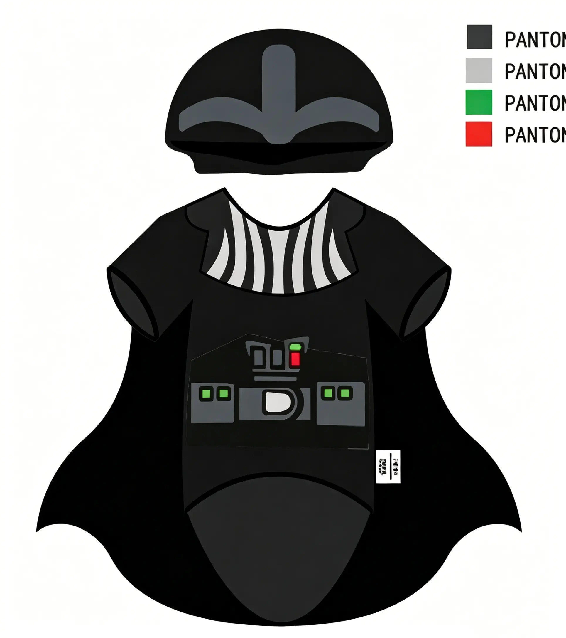 MINISO x Star Wars Darth Vader Pet Costume Set | Cute Pet Cosplay Outfit for Dogs & Cats, Perfect for Halloween, Photos, Parties & Gifts, Back To School