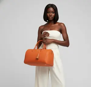 Boston Bag Large | Tangerine