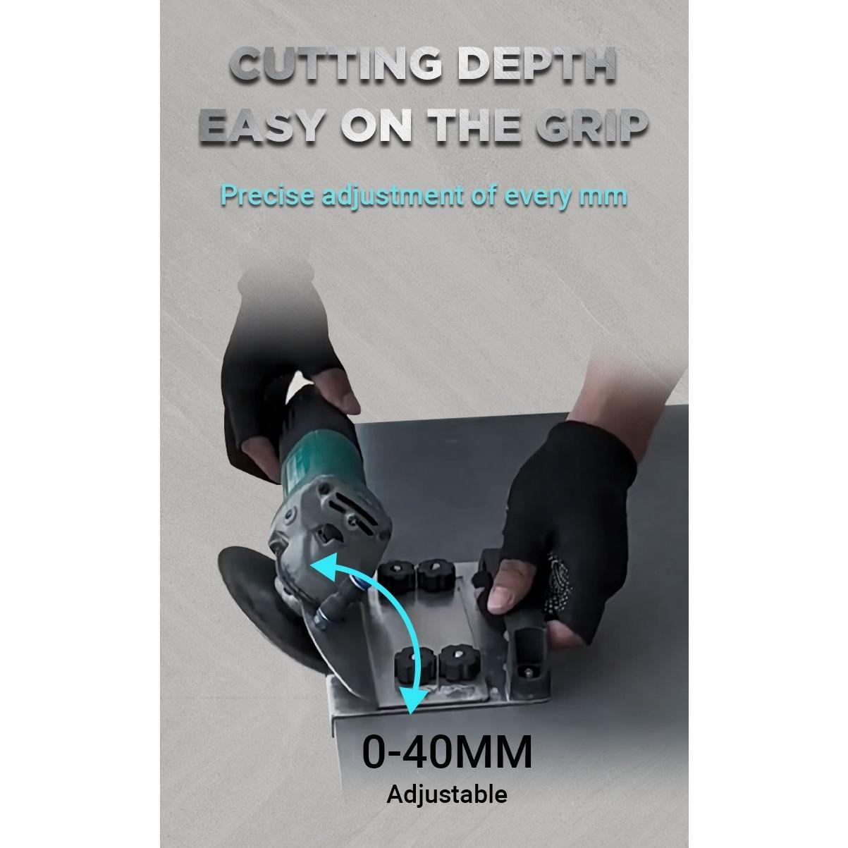 Angle Grinder Stand for Tile 45° Chamfer Cutting