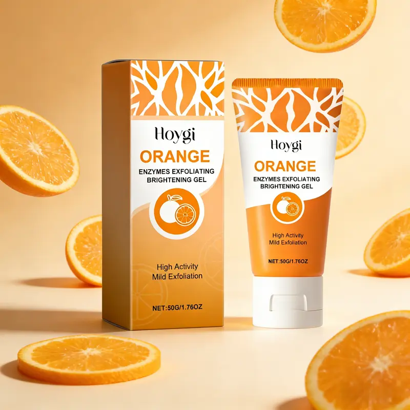 exfoliators face Gentle Orange Aroma Exfoliating Gel   Dissolves Sebum and Dead Skin Cells   Tightens Pores and Leaves Skin Soft and Smooth Skin Repair Skin Repair Facial Deep Cleansing Mild