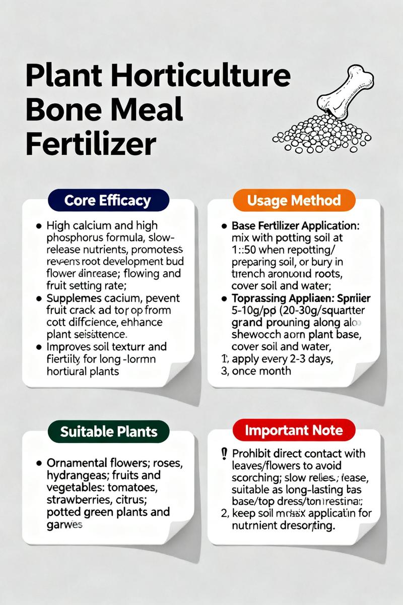 Premium Bone Meal Organic Plant Fertilizer | Natural Slow-Release Phosphorus & Calcium Boost | Strengthens Roots, Enhances Blooming, Improves Fruit Quality, and Promotes Long-Term Soil Health | Ideal for Flowers, Vegetables, Fruit Trees & Potted Plants de Premium Bone Meal Organic Plant Fertilizer | Natural Slow-Release Phosphorus & Calcium Boost | Strengthens Roots, Enhances Blooming, Improves Fruit Quality, and Promotes Long-Term Soil Health | Ideal for Flowers, Vegetables, Fruit Trees & Potted Plants de