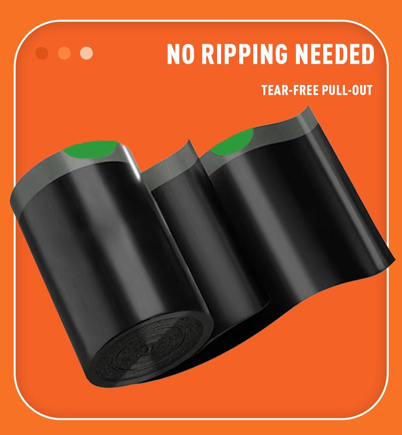 30 Gallon Boxed Disposable Non Tear Large Drawstring Trash Bags, Black For Large Kitchen Trash Can, Ultra Strong 90 Count 113.5L Garbage bag,Multipurpose Cleaning Supplies For Industrial, Garden, Home, Commercial - Durable, Leak-Proof, Easy To Use