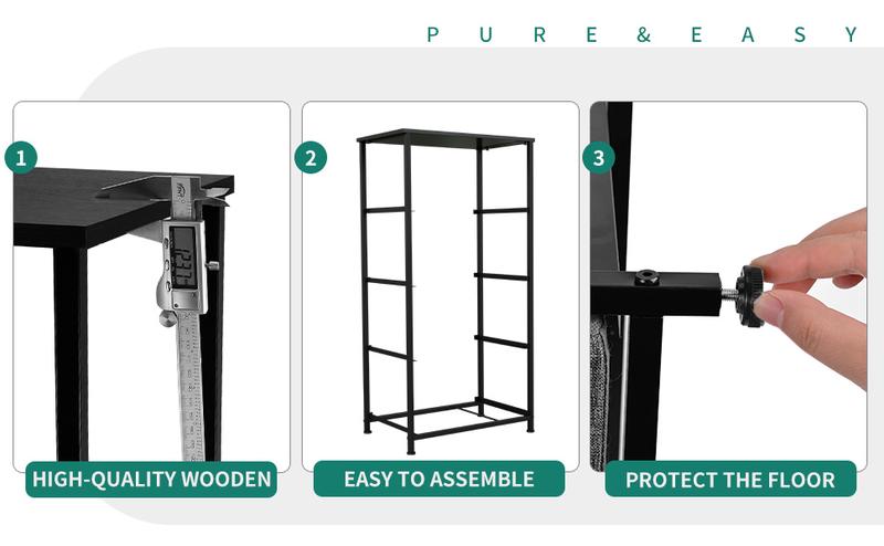 Yitahome Dresser 4 Drawers, Dresser for Bedroom, Fabric Dresser, Organizer Unit for Bedroom, Living Room, Closets & Nursery - Sturdy Steel Frame, Easy Pull Fabric Bins & Wooden Top