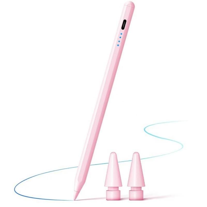 Capacitive touchscreen stylus, ready to use without connection or power on, suitable for iPad 9th and 10th generation - fast-charging active stylus, compatible with iPad Pro 11" & 12.9" (2018-2025), iPad Air 3/4, iPad 6/7/8/9/10, and iPad Mini 5/6.