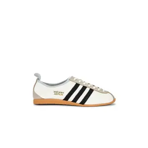 adidas Originals Japan Sneaker in Off White, Core Black, & Wonder Beige