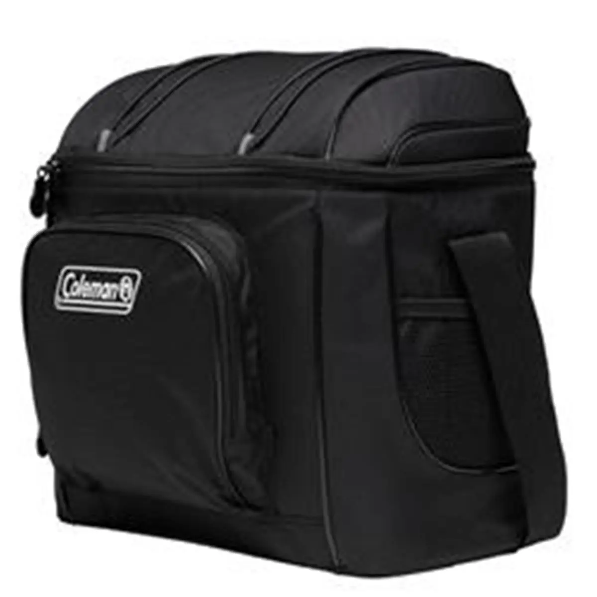 Coleman Chiller 16-Can Soft Cooler, Insulated with Superior Ice Retention, Leakproof Recycled Polyester Portable Cooler with Hard Liner, Black, Ice Retention Cooler, Insulated Portable Cooler