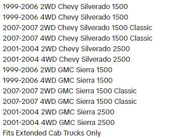 3pcs TPE Car Floor Mats Rubber Liners Fit For 99-06 Chevy Silverado GMC Sierra Extended Cab,All Weather Floor Mats Rubber Liners Upgraded Version