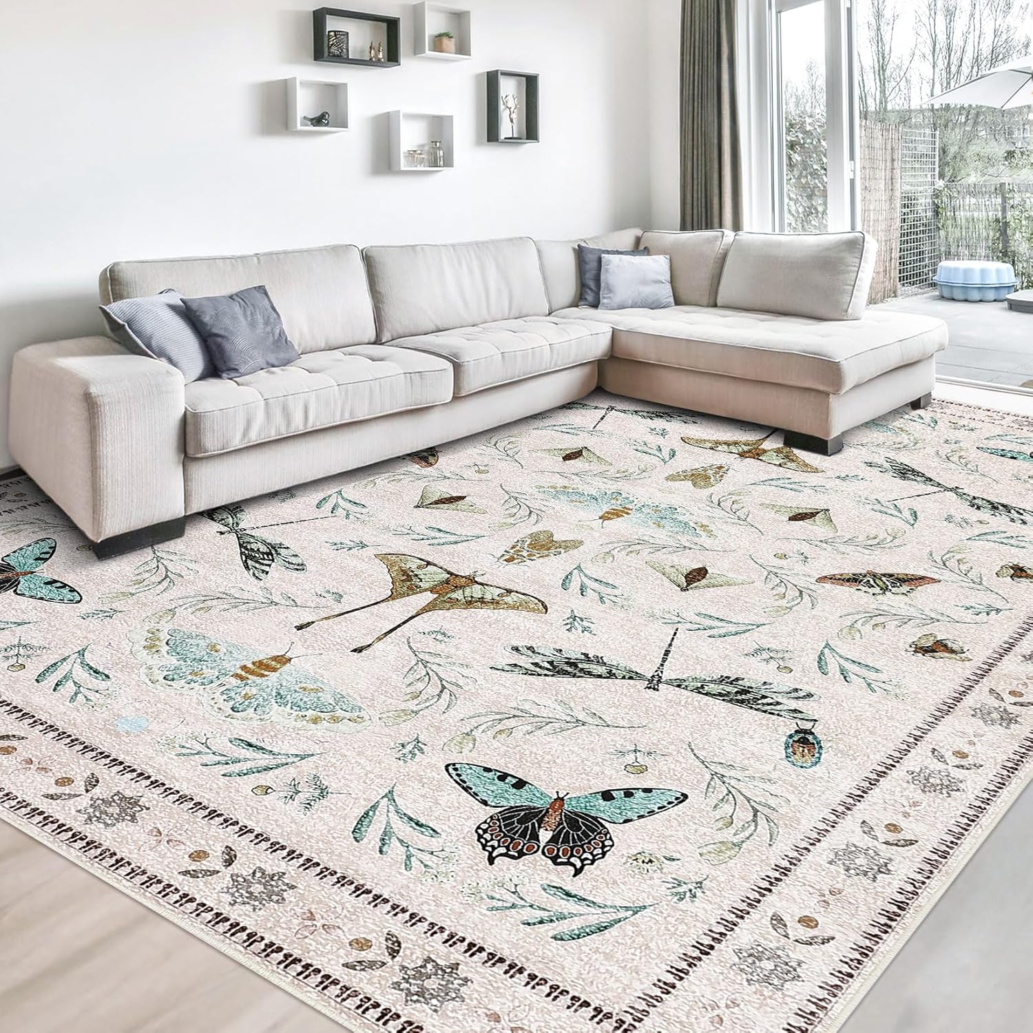 Insect Washable Soft Area Rugs for Living Room Bedroom Ultra-Thin Non Slip Dining Room Stain Resistant Rug Large Carpet for Office Nursery Bedroom Insect Washable Soft Area Rugs for Living Room Bedroom Ultra-Thin Non Slip Dining Room Stain Resistant Rug Large Carpet for Office Nursery Bedroom