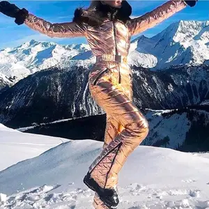 BLOWOUT Winter fashion snowsuit Gold