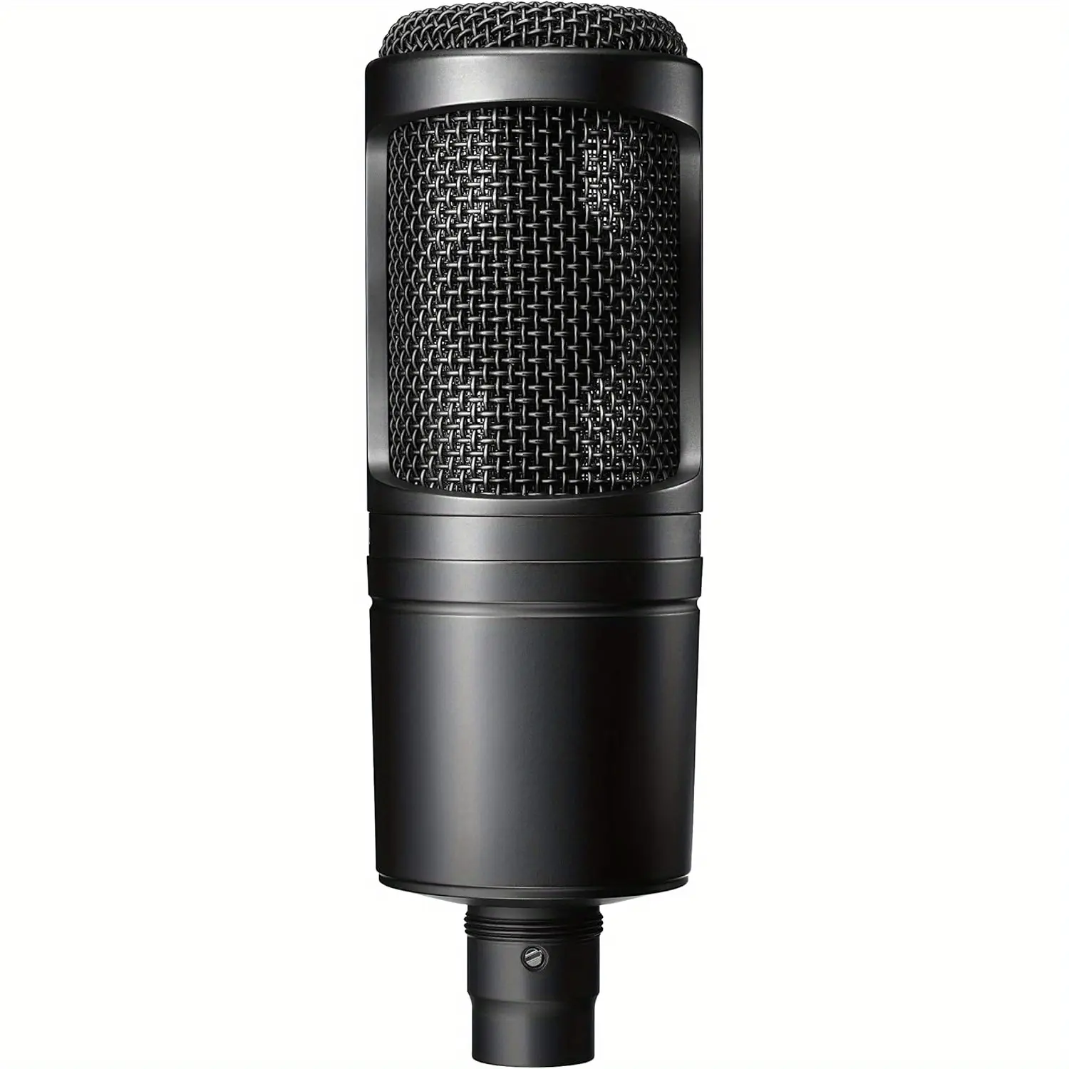 AT2020 Heart-Shaped Cardioid Condenser Microphone - Audio Gear, Long Frequency Response, Rugged Design, Long Life, Easy to Handle High Pressures, Excellent Transient Response, Entry-Level Professional Mic for Home, Project Studio Use