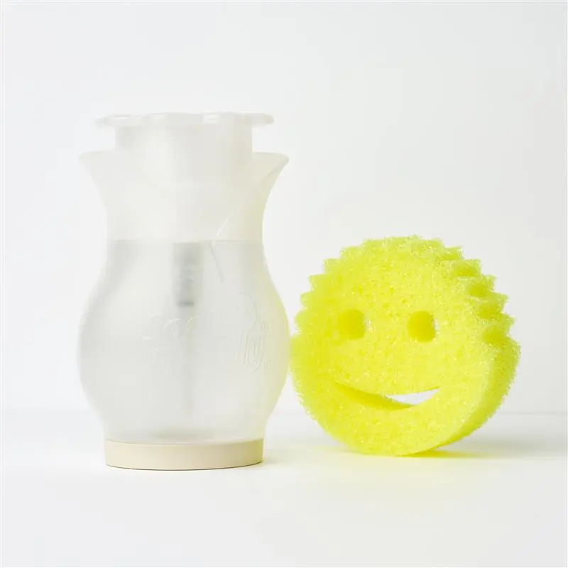 Soap Daddy Soap Dispenser with Original Scrub Daddy Scrubber Colorful Translucent