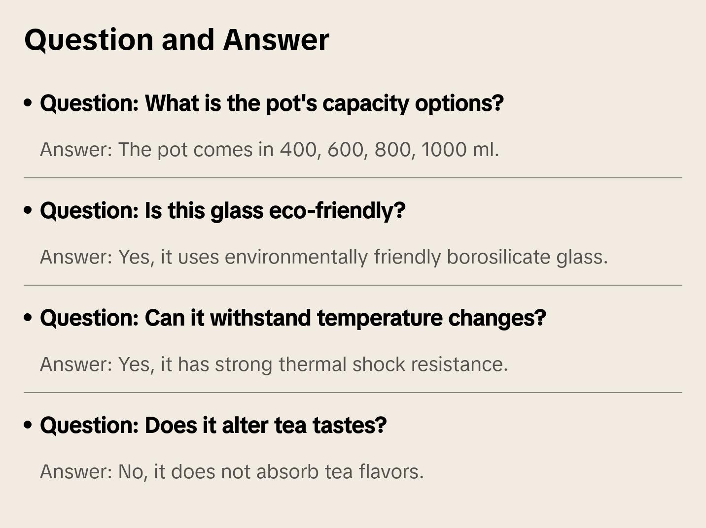 High quality Heat Resistant Glass Tea Pot with Infuser Borosilicate Fruit