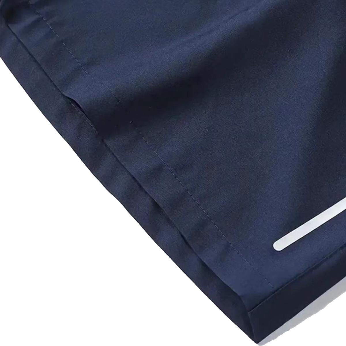 4 Counts Men's Solid Color Zipper Pocket Shorts, 4 Pack Casual Comfortable Breathable Shorts for Summer, Men's Bottoms for Everyday Wear