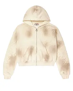 Vale Forever Carver Zip Up Hoodie Cream