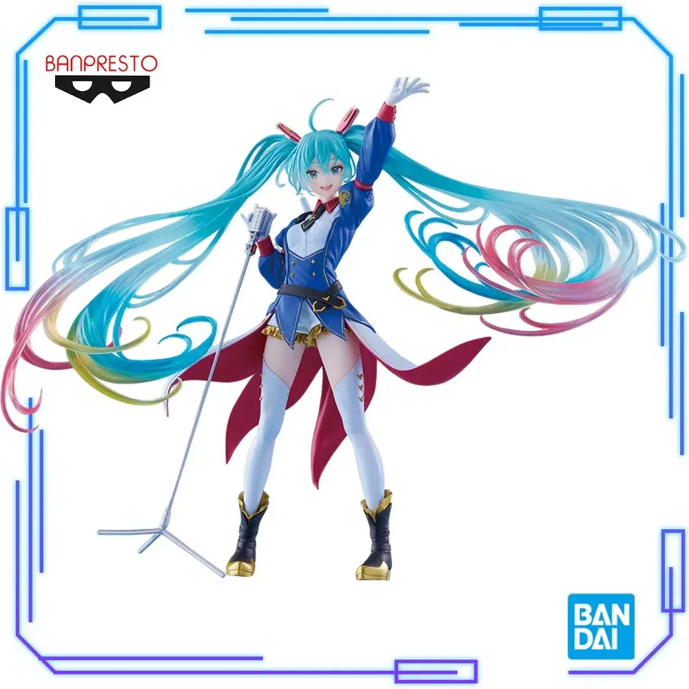BPEV Banpresto Evolve Gundam Collaboration Hatsune Miku 21cm Collections Model Toy Figures Gift