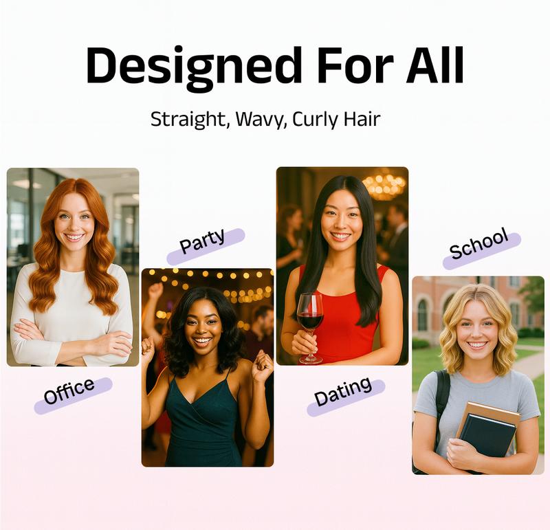 Thermal Brush, Blowout Boost 1.5 inch Heated Round Brush Look with  LED Display, Auto Lock,Dual Voltage, Pink, Less Damage,  Hair Heated Curler Brush,Negative Ions Single,hairstyling,long-lasting wave,prime salon-quality curl,hair curler tools Compact Vir