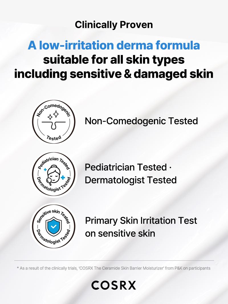 [COSRX Official] The Ceramide Skin Barrier Moisturizer (80ml) | SKIN BARRIER-STRENGTHENING KOREAN MOISTURIZER, FOR DRY, SENSITIVE SKIN Skincare Comfort